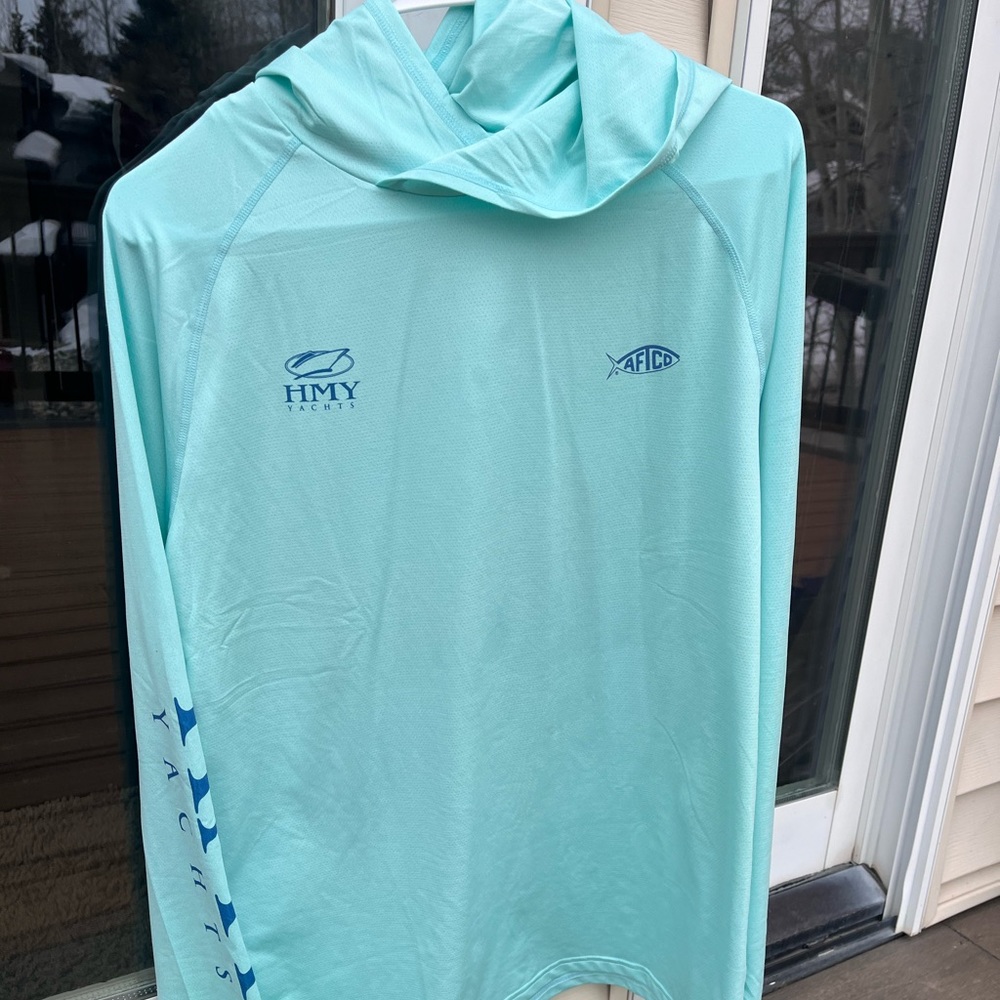 HMY Yachts | Men’s Cover Up Turquoise, Size Small